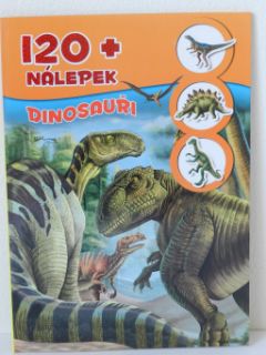 Obrázek z Knížka se samolepkami 120+ Dinosauři CZ verze 